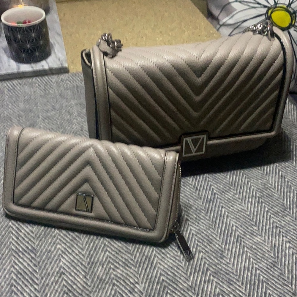 Victoria secret purse with matching wallet. New